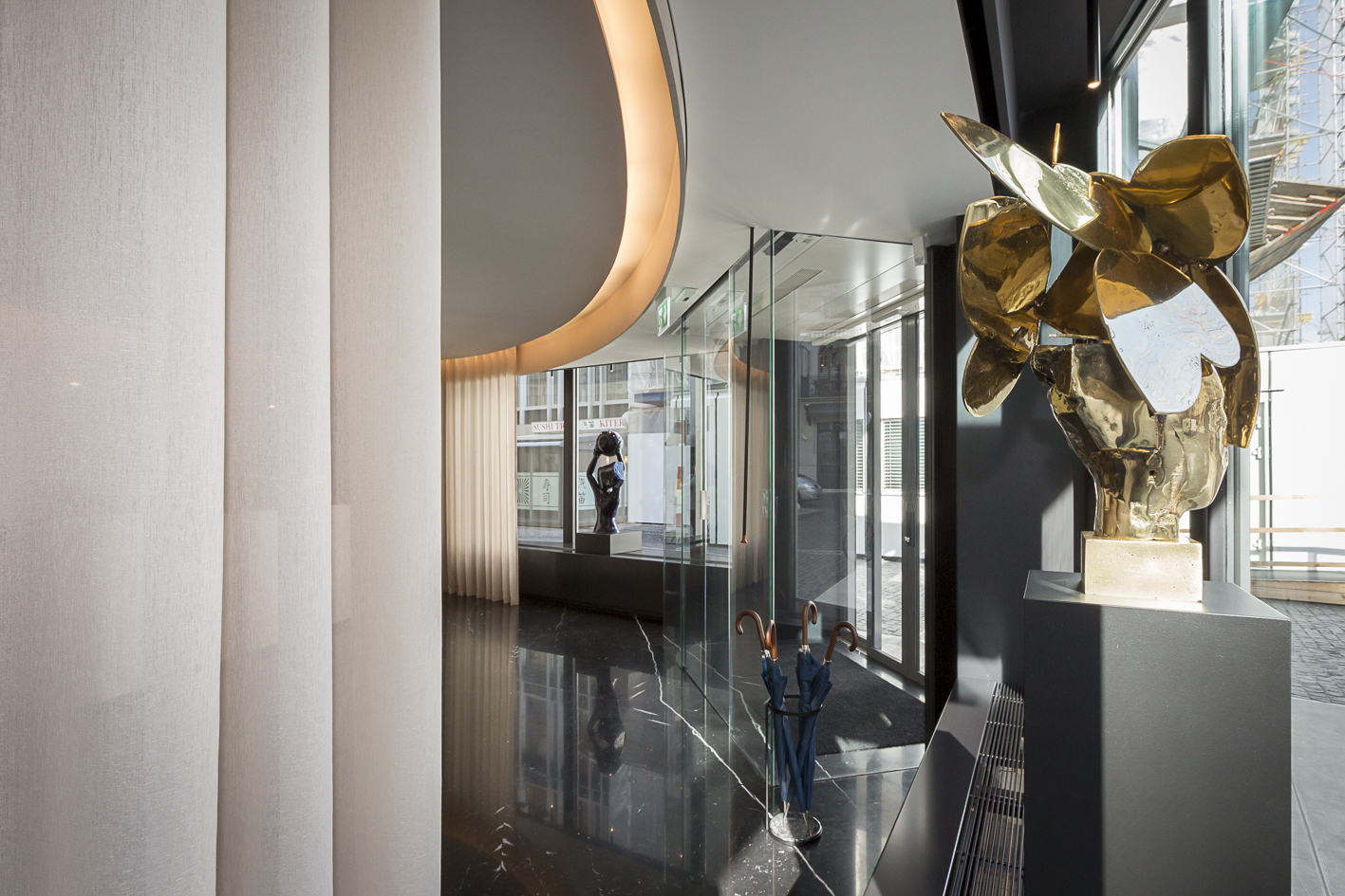 Banque privée — salon clientèle