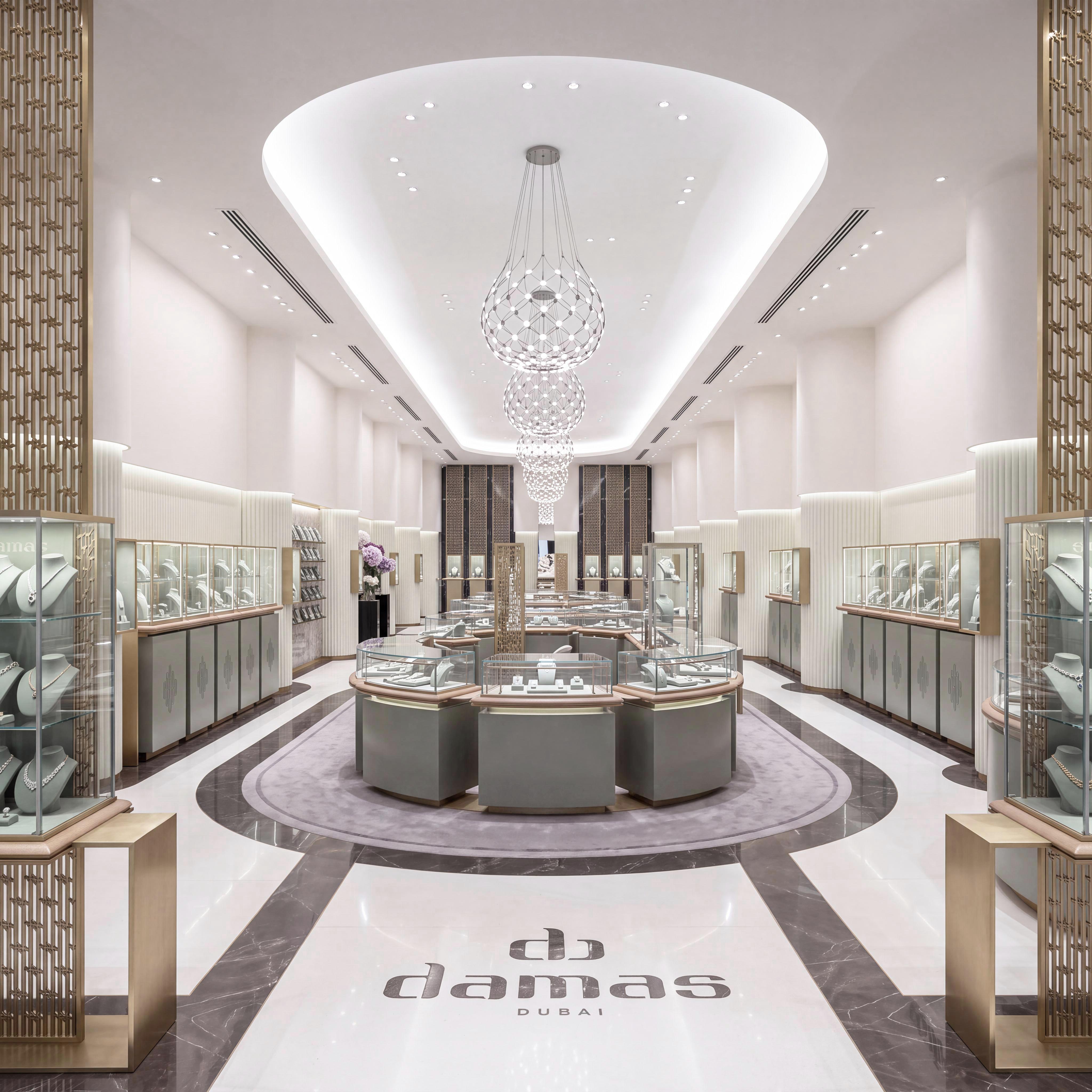 Damas — vue générale de l’espace de vente