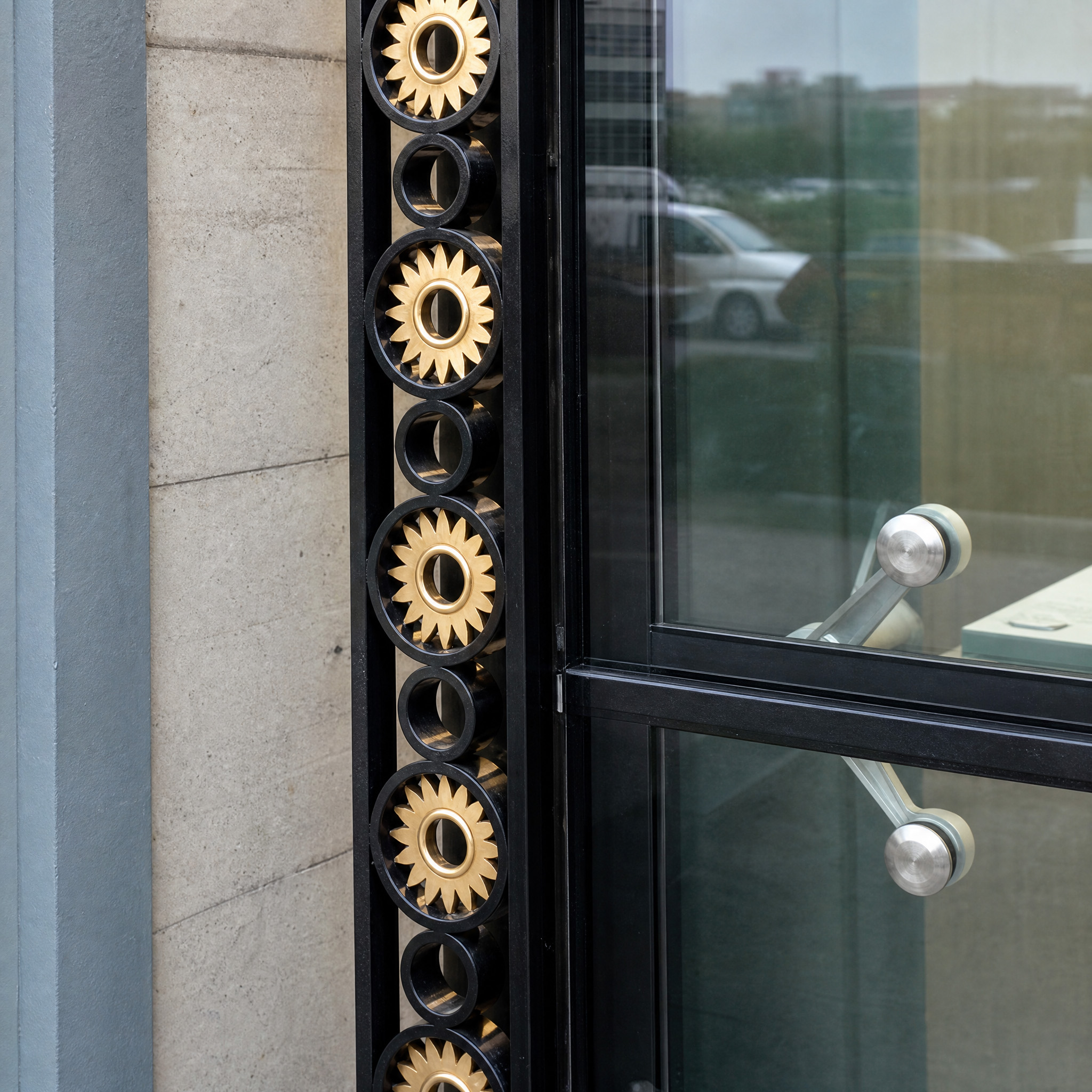 Manufacture horlogère — détail architectural 01