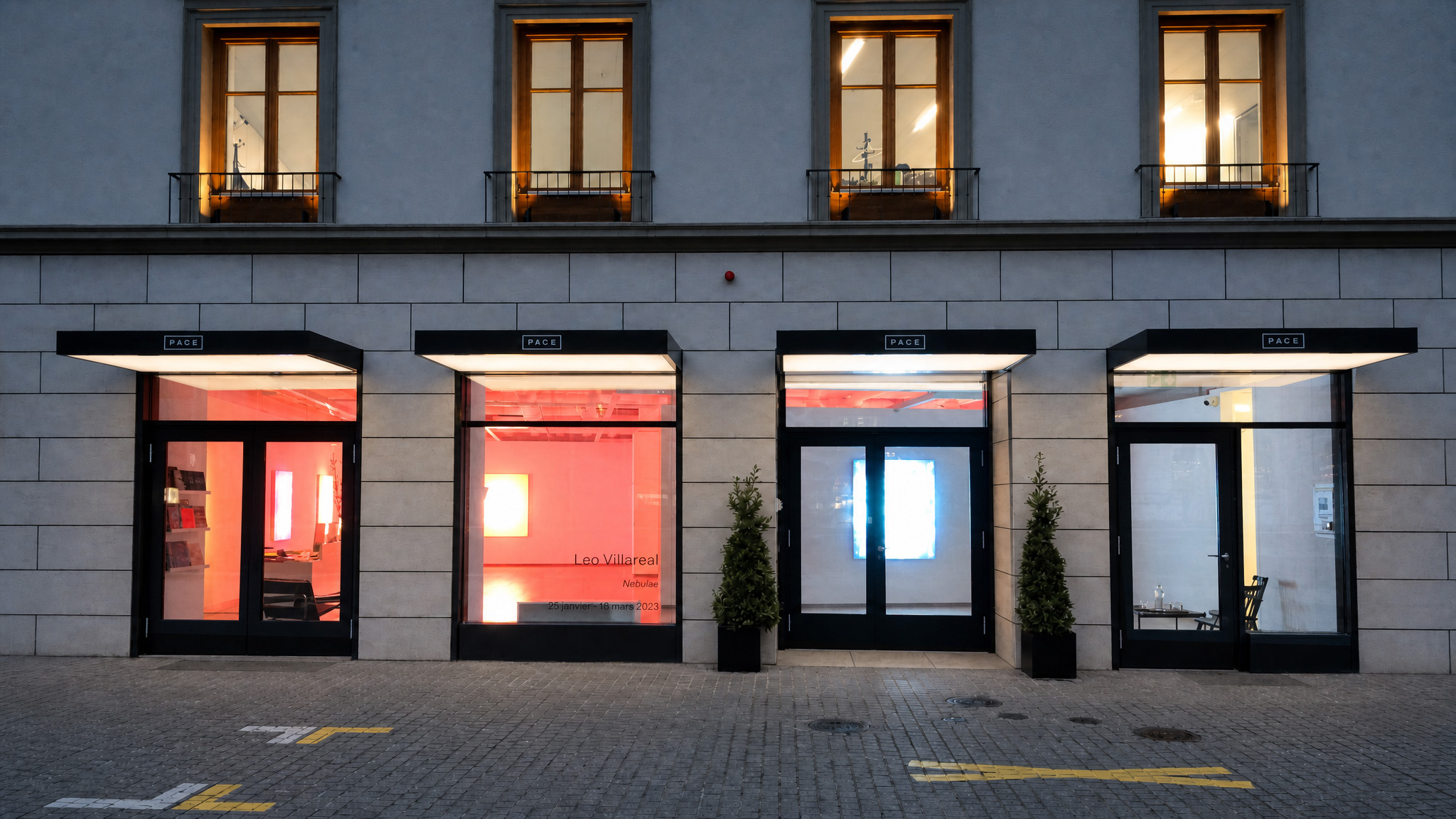 Galerie d’art internationale à Genève — espace d’exposition, vue 01
